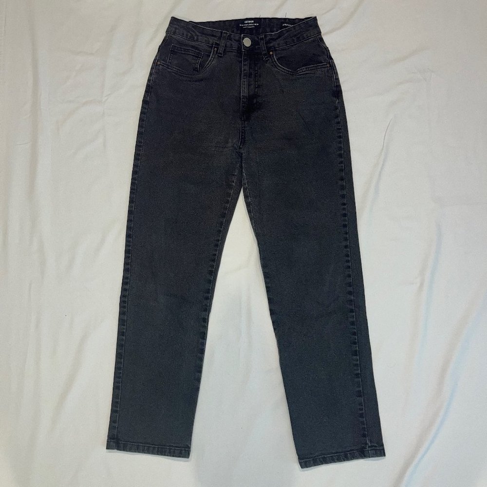 Cotton On Stretch Straight Leg Jean Size 6, Black